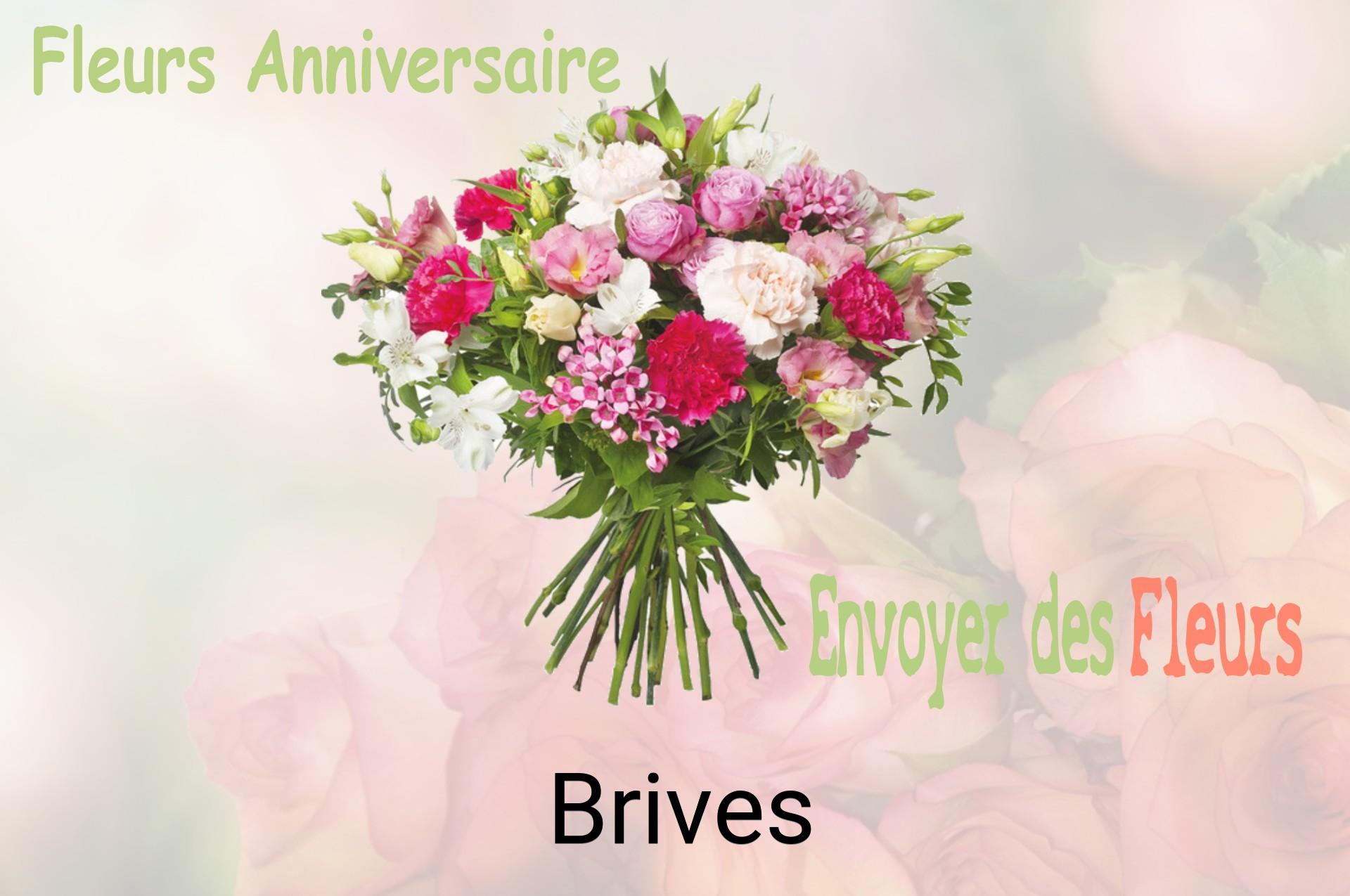 Bouquet de fleurs d’anniversaire livré à Brives