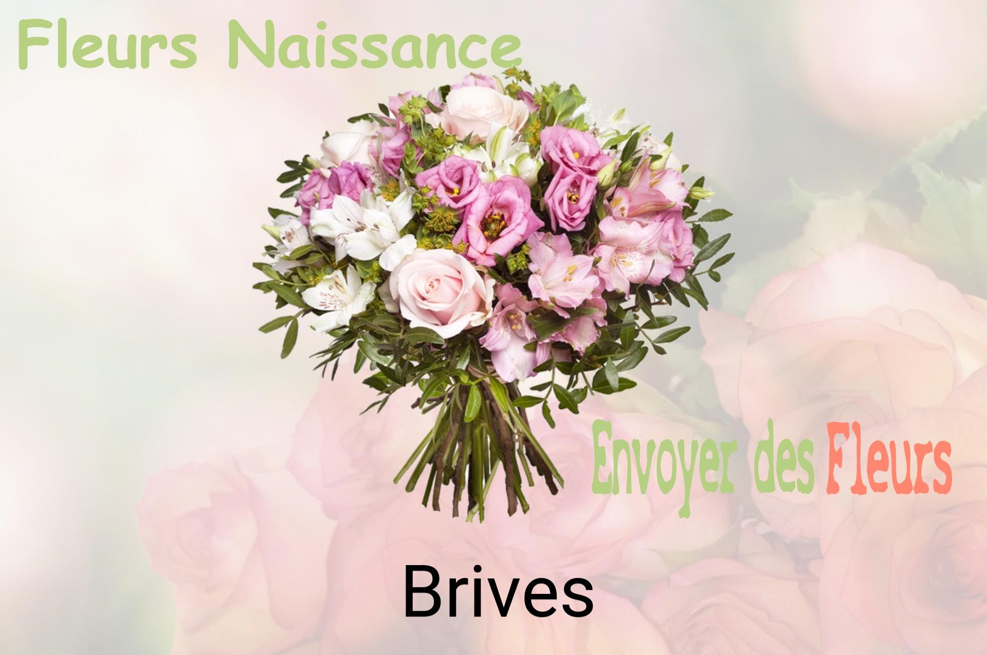 Bouquet de fleurs de naissance livré à Brives